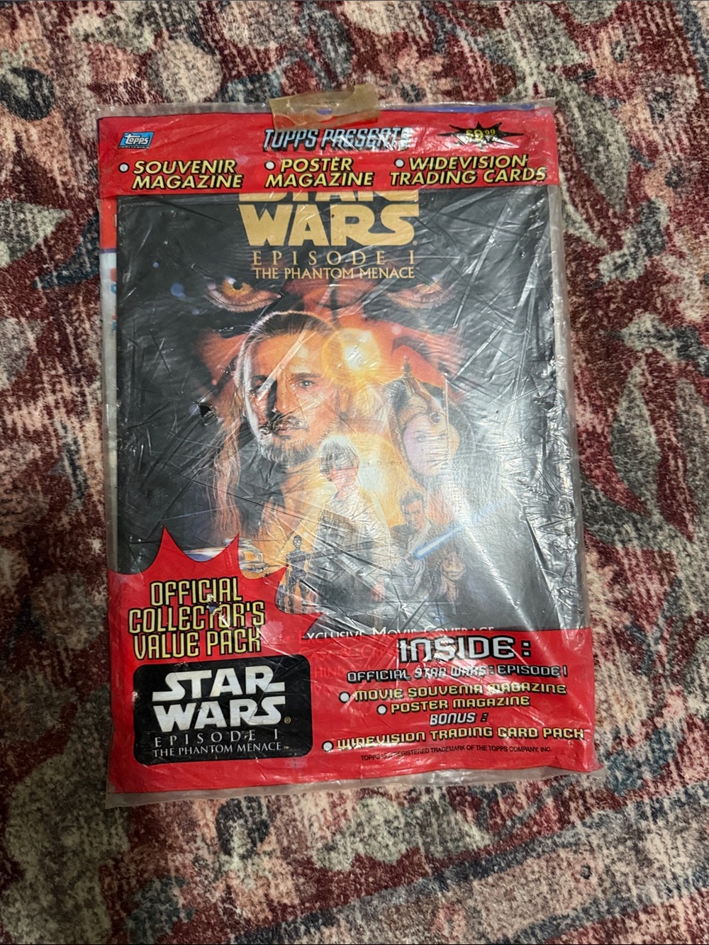 1999Topps Presents Star Wars episode 1 the phantom menace collectors value pack